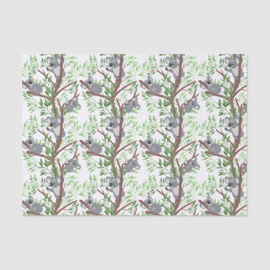 Baby Koala Beer Tissuepapier (Voorkant)