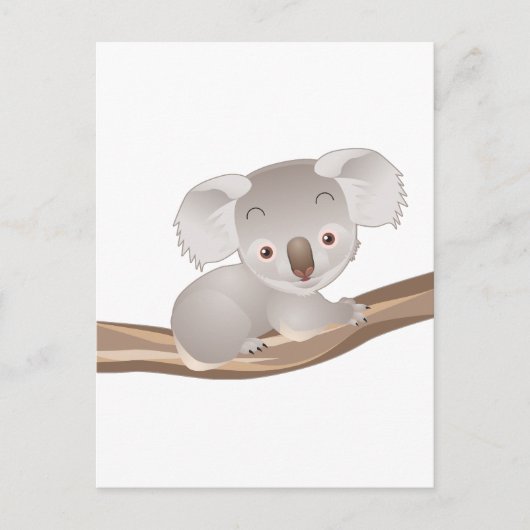 Baby Koala Briefkaart (Voorkant)