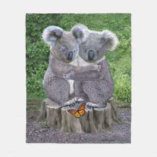 BABY KOALA HUGGIES FLEECE DEKEN