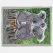 BABY KOALA HUGGIES FLEECE DEKEN (Voorkant (Horizontaal))