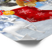 BABY KOALA KERST MET TEDDY POSTER (Hoek)