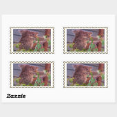 Baby koala Neppostzegel Rechthoekige Sticker (Vel)