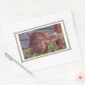 Baby koala Neppostzegel Rechthoekige Sticker (Envelop)