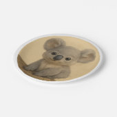 Baby koala papieren bordje (Gekanteld)