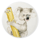 Baby Koala | Schuine en gier Keramische Knop (Voorkant)