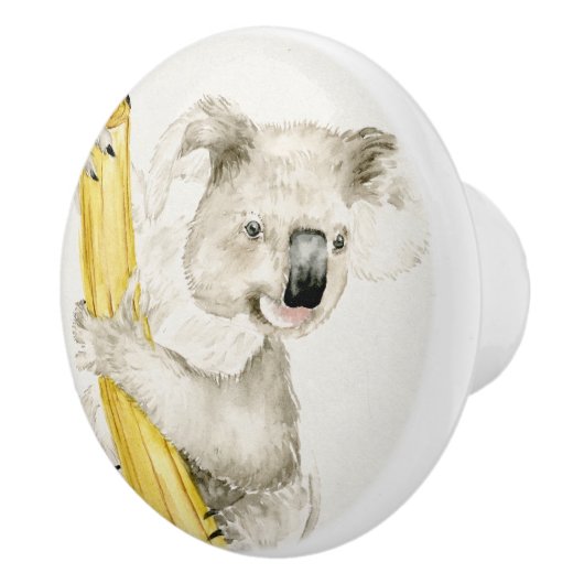 Baby Koala | Schuine en gier Keramische Knop (Rechts)