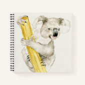 Baby Koala | Schuine en gier Notitieboek (Voorkant)