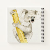 Baby Koala | Schuine en gier Notitieboek (Achterkant)
