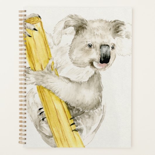 Baby Koala | Schuine en gier Planner (Voorkant)