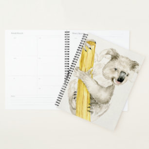 Baby Koala   Schuine en gier Planner