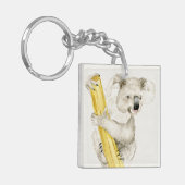 Baby Koala | Schuine en gier Sleutelhanger (Voorkant Links)