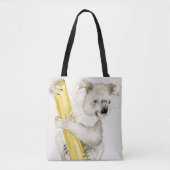 Baby Koala | Schuine en gier Tote Bag (Voorkant)