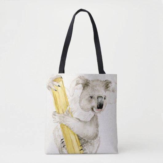 Baby Koala | Schuine en gier Tote Bag (Voorkant)
