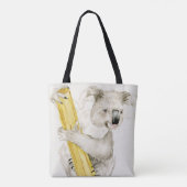 Baby Koala | Schuine en gier Tote Bag (Achterkant)