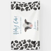 Baby Koe Baby shower Banner (Verticaal)