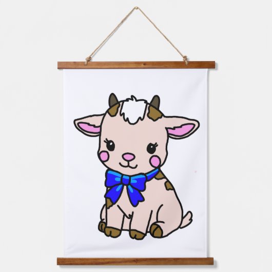 baby koe hangend wandkleed (Voorkant)