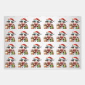 Baby Koe (Kalf) Kerst Kinder Inpakpapier Vel (Voorkant 3)