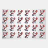 Baby Koe (Kalf) Kerst Kinder Inpakpapier Vel (Voorkant 2)