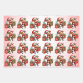 Baby Koe (Kalf) Kerst Kinder Inpakpapier Vel (Voorkant 3)