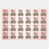 Baby Koe (Kalf) Kerst Kinder Inpakpapier Vel (Voorkant)