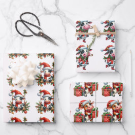 Baby Koe (Kalf) Kerst Kinder Inpakpapier Vel