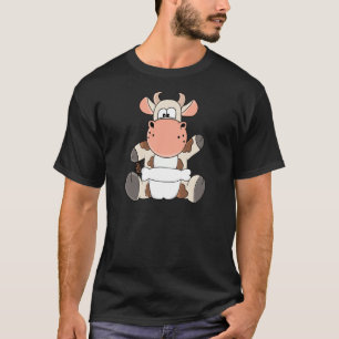 Baby Koe Kalveren Met Luiers T-shirt