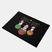 Baby Koe Kerstmis Deurmat (Schuin)