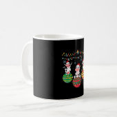Baby Koe Kerstmis Koffiemok (Voorkant links)