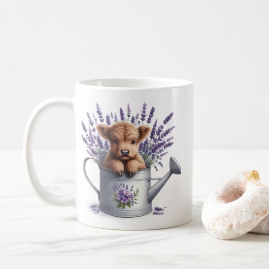Baby Koe Koffiemok (Met donut)