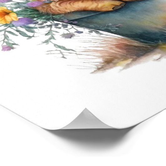 baby koe poster (Hoek)