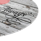 Baby Koe Rustic Brown Grey Wooden Cutting Board Snijplank (Hoek)