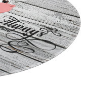 Baby Koe Rustic Grey Wooden Cutting Board Snijplank (Hoek)