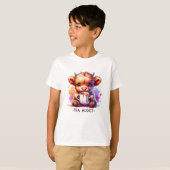 Baby Koe Tea Addict T-shirt (Voorkant volledig)