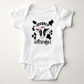 Baby Koe Udderly Schattig Romper (Voorkant)