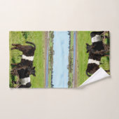 Baby Koeien van de Galloway in country, Handdoek (Handdoek)