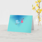 Baby komt eraan kaart (Gele Bloem)