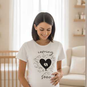 Baby Komt Gauw    Schattige zwangere aanstaande mo T-shirt