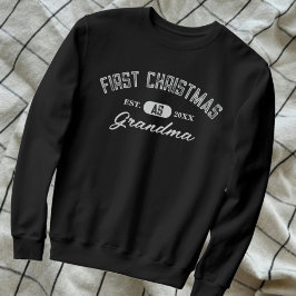 Baby kondigt eerste kerst aan als oma trui