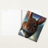 Baby konijn in de ruimte planner (Display)