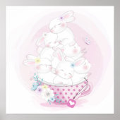 Baby konijn poster (Voorkant)