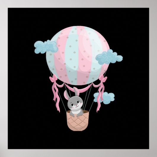 Baby konijn poster (Voorkant)