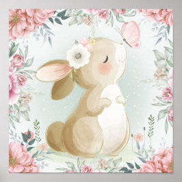 Baby konijn poster