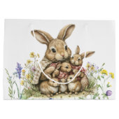 Baby konijnen voor Pasen Groot Cadeauzakje (Achterkant)