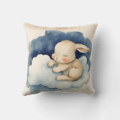 Baby Konijnenjongen Kwekerij Kussen (Achterkant)