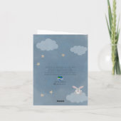 Baby Konijnenkaart Kaart (Achterkant)