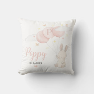 Baby konijnenkussen voor een nieuw babycadeau kussen