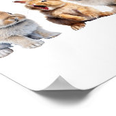 Baby Konijnenkwekerij Poster (Hoek)