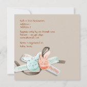 Baby konijnenonderzoek kaart (Achterkant)