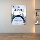 Baby Koud Buiten Beer Winter Modern Welkom Poster