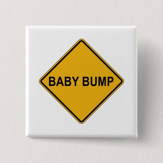 Baby-kraammoeder Vierkante Button 5,1 Cm (Voorkant)